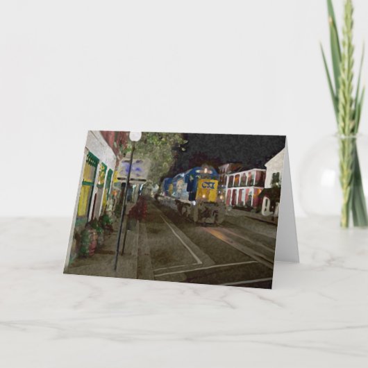 ケンタッキーの列車 カード (正面)