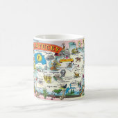 ケンタッキーの地図マグカップ コーヒーマグカップ (中央)