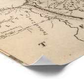 ケンタッキーの地図:Arrowsmith ポスター (角)