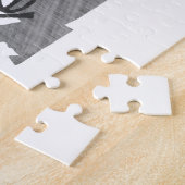 ケンタッキーの形の古い灰色のチョークボード名ブラック ジグソーパズル (側面)