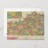 ケンタッキーの新しい地図 ポストカード (正面/裏面)