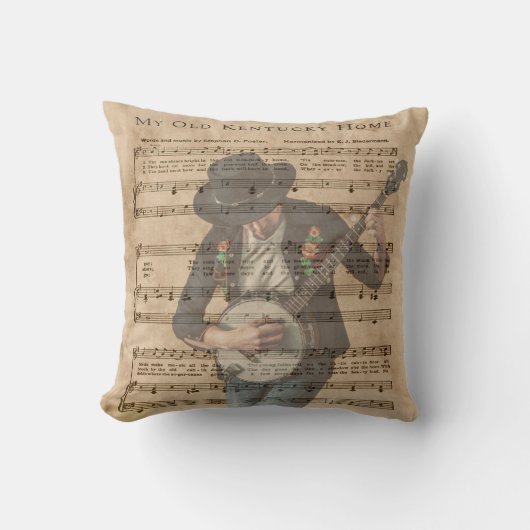ケンタッキーの私の古い家 クッション (正面)