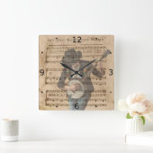 ケンタッキーの私の古い家 スクエア壁時計 (ホーム)