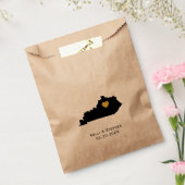 ケンタッキーの結婚式のお気に入り袋、ギフトバッグ フェイバーバッグ (封をした状態)