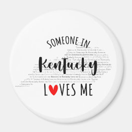 ケンタッキーの誰かが私の磁石を愛している マグネット