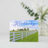 ケンタッキーの郵便はがき。 田舎景色 ポストカード (スタンド正面)