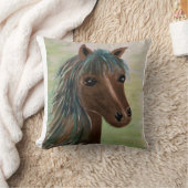 ケンタッキーの馬 クッション (ブランケット)