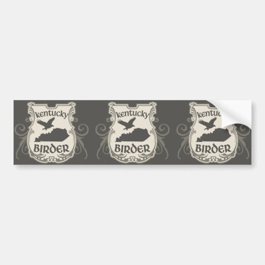 ケンタッキーの鳥類捕獲人 バンパーステッカー (正面)