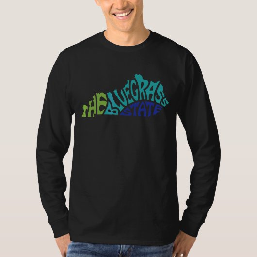 ケンタッキーアメリカ州シェイプモットー Tシャツ (正面)