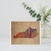 ケンタッキーカラフルカウンティズアート ポストカード (スタンド正面)