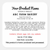 ケンタッキーコテージフードローラーベルホームベーカリー スクエアシール (正面)