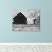 ケンタッキータバコ納屋2 キャンバスプリント (インサイチュ (ウッドフロア))