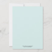 ケンタッキーダービーインスパイアブライダルシャワーの招待 招待状 (裏面)