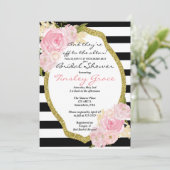 ケンタッキーダービーテーマのシャワー招待状 招待状 (スタンド正面)