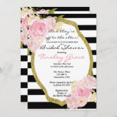 ケンタッキーダービーテーマのシャワー招待状 招待状 (正面/裏面)