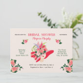 ケンタッキーダービーハットブライダルシャワー招待 招待状 (スタンド正面)