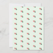 ケンタッキーダービーハットブライダルシャワー招待 招待状 (裏面)