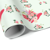 ケンタッキーダービーハットブライダルシャワー ラッピングペーパー (ロールコーナー)