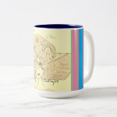 ケンタッキーダービーハットマグ ツートーンマグカップ (正面右)