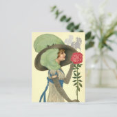 ケンタッキーダービーハット&バラポストカードホースレース ポストカード (スタンド正面)