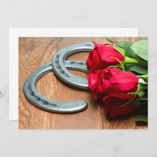 ケンタッキーダービーパーティの招待状 招待状 (正面/裏面)