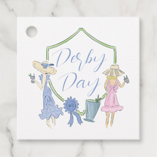ケンタッキーダービーパーティーウィープギフトラベル フェイバータグ (正面)