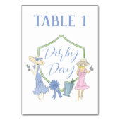 ケンタッキーダービーパーティーテーブル番号カード テーブルナンバー (裏面)