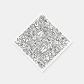 ケンタッキーダービーパーティーナプキンス スタンダードカクテルナプキン (角)