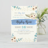 ケンタッキーダービービッグハットユーカリ少年ベイビーシャワー 招待状 (スタンド正面)