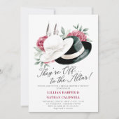 ケンタッキーダービーブライダルシャワーバラ競馬 招待状 (正面)