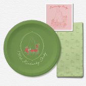 ケンタッキーダービー紙プレート ペーパープレート