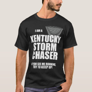 ケンタッキートルナド嵐チェイサーブラックTシャツ Tシャツ