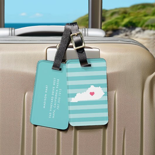 ケンタッキーハート | ホーム州 ラゲッジタグ