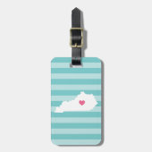 ケンタッキーハート | ホーム州 ラゲッジタグ (正面縦)