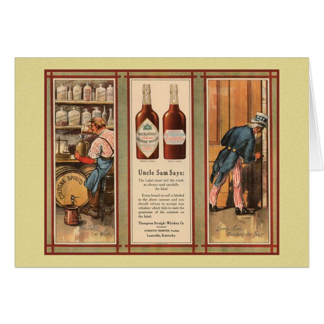 ケンタッキーバーボンアンクルサム禁止 (正面横)