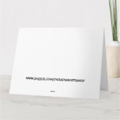 ケンタッキーバーボンバレル誕生日ビッググリーティング カード (裏面)