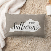 ケンタッキーファミリーモノグラム州装飾用クッション ランバークッション (ブランケット)