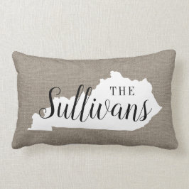 ケンタッキーファミリーモノグラム州装飾用クッション ランバークッション