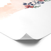 ケンタッキーフローラウォーターカラー州 ポスター (角)