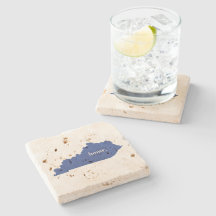 ケンタッキーブルーホーム州マップシルエットシェイプ