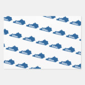 ケンタッキーブルー州 ラッピングペーパーシート (正面)