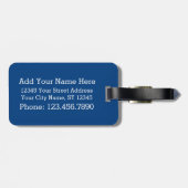 ケンタッキーマップホーム州ラヴカスタムハート ラゲッジタグ (裏面横)