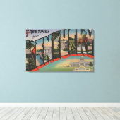 ケンタッキーラージレターシーンケンタッキー キャンバスプリント (インサイチュ (ウッドフロア))