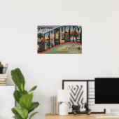 ケンタッキーラージレターシーンケンタッキー ポスター (ホームオフィス)