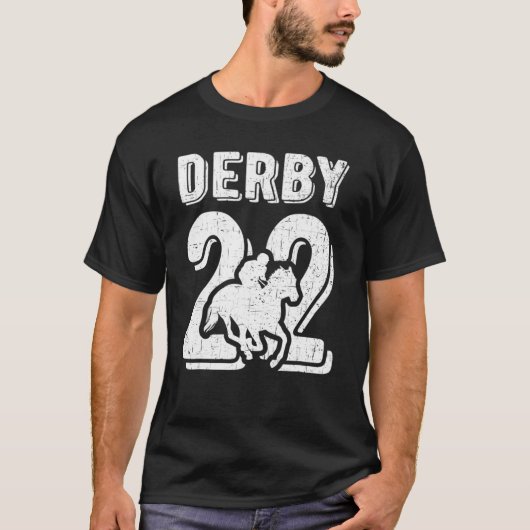 ケンタッキーレーシング2022ダービー競馬 Tシャツ (正面)