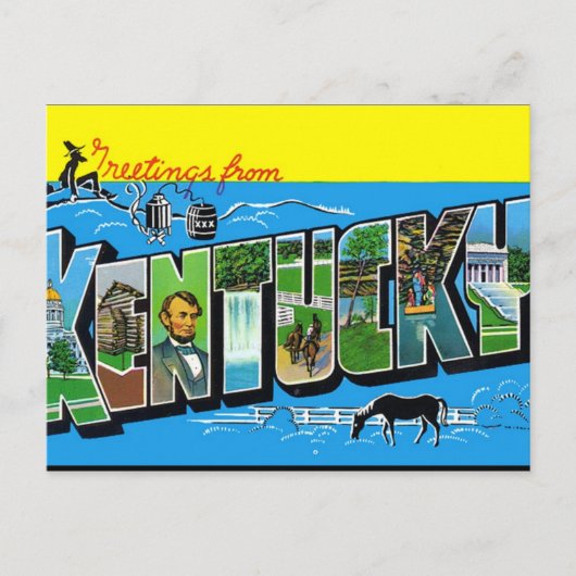 ケンタッキーヴィンテージはがき ポストカード (正面)