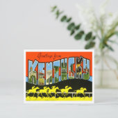 ケンタッキーヴィンテージ大文字葉書 ポストカード (スタンド正面)