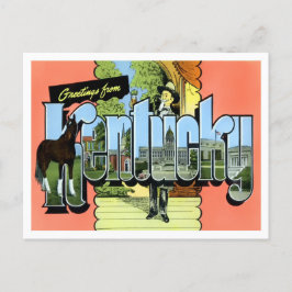 ケンタッキーヴィンテージ大文字葉書 ポストカード