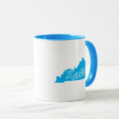 ケンタッキー型マグカップの州 マグカップ (正面右)