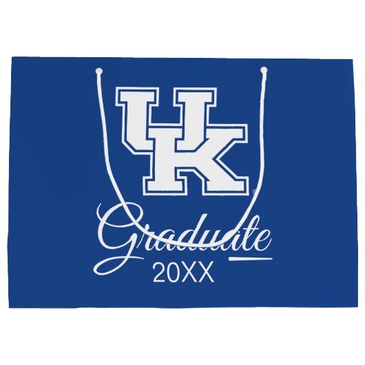 ケンタッキー大学|卒業式 ラージペーパーバッグ (裏面)